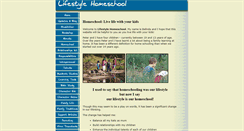 Desktop Screenshot of lifestyle-homeschool.com